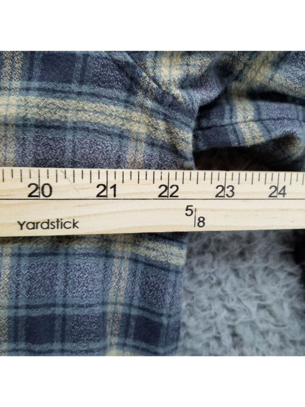 Vince Shirt Mens Large Gray Plaid Lined Flannel Button Up Classic Fit Shacket *R - Picture 7 of 10